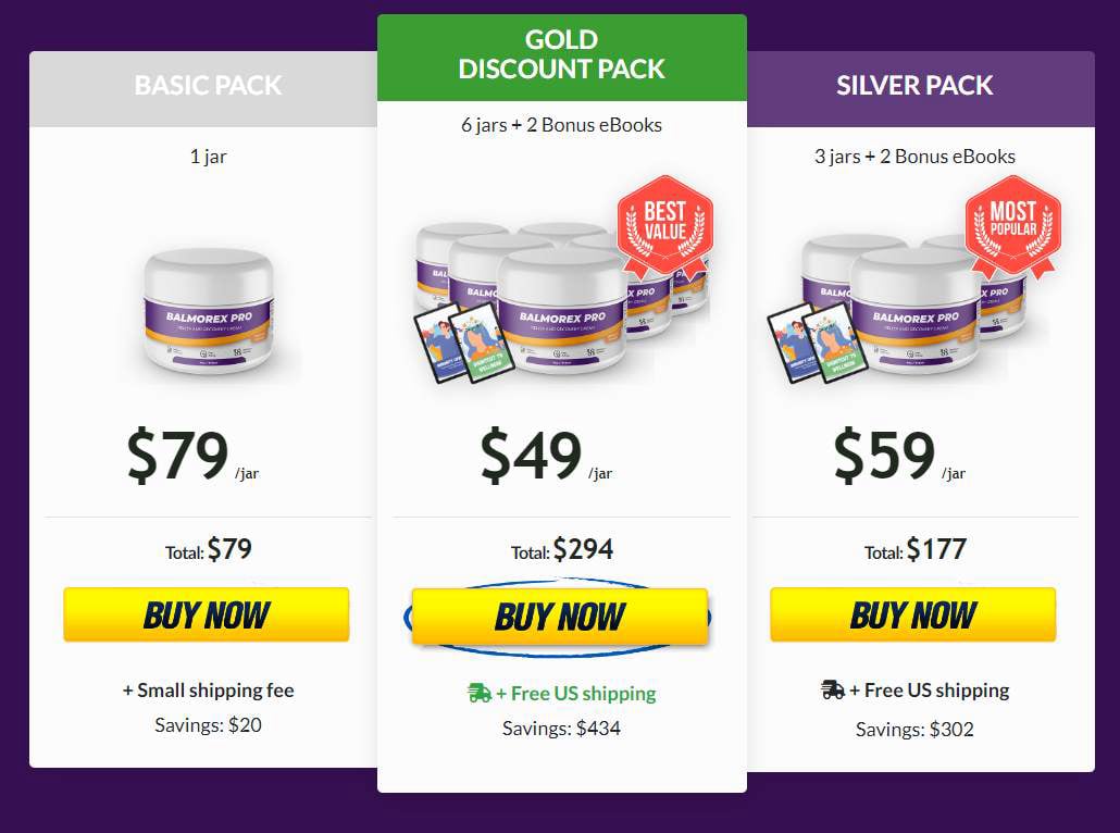 Order Balmorex Pro best pricing